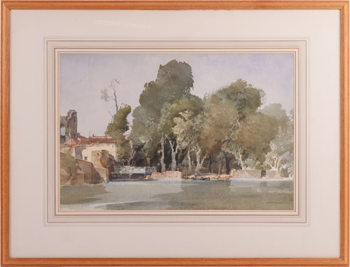 Lot 8 - William Russell Flint (British 1880-1969) Grez-...