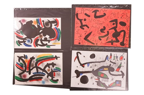 Lot 46 - After Joan Miró Derriere Le Miroir (nos. 186,...