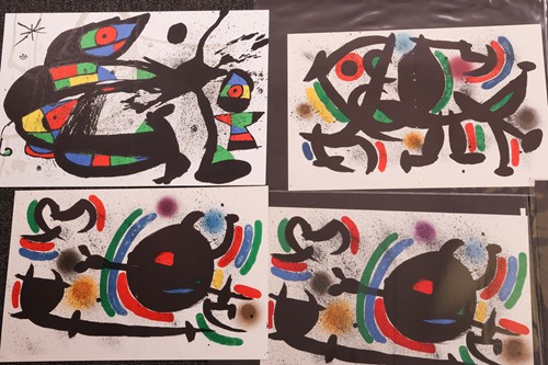Lot 46 - After Joan Miró Derriere Le Miroir (nos. 186,...