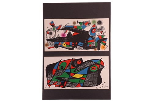 Lot 47 - After Joan Miró Joan Miró (maeght 934) signed...