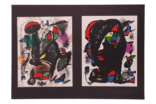 Lot 26 - After Joan Miró Lithograph V (from Maeght...