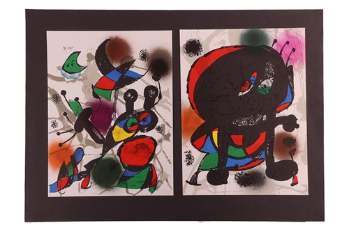 Lot 26 - After Joan Miró Lithograph V (from Maeght...