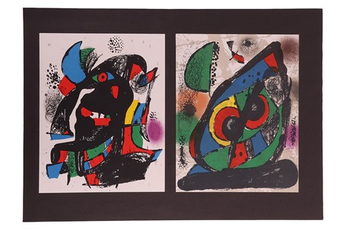 Lot 26 - After Joan Miró Lithograph V (from Maeght...