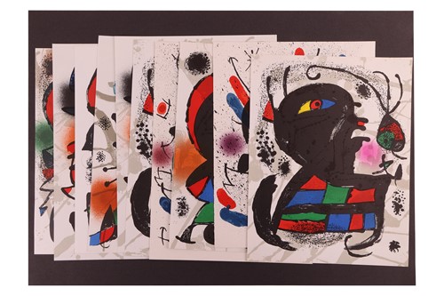Lot 26 - After Joan Miró Lithograph V (from Maeght...