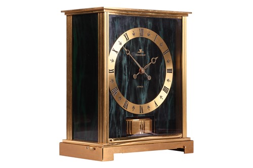Lot A Jaeger-LeCoultre Embassy Atmos clock, with...