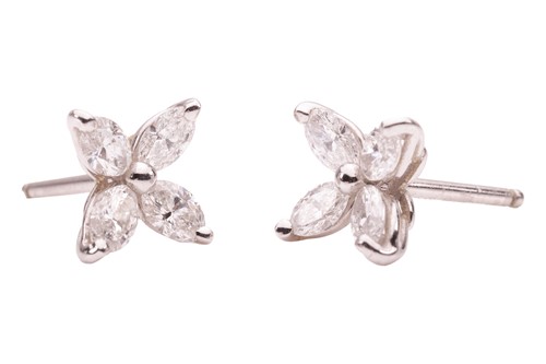 Lot 50 - Tiffany & Co. - a pair of Tiffany Victoria...