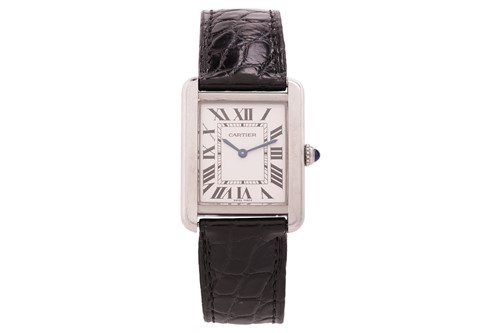 Lot Cartier Tank Solo Reference: 3170 Serial:...