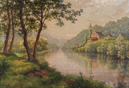 Lot 11 - Rene Charles Edmond His (French 1877-1960),...