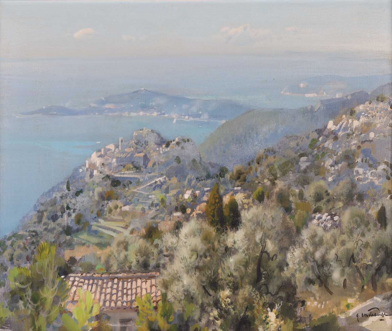 Lot 2 - Gabriel Deschamps (French 1919-2011) Eze...
