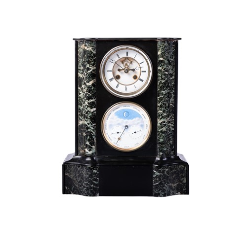 Lot A French black slate and green variegated...