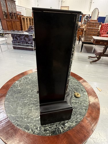 Lot 109 - A French black slate and green variegated...