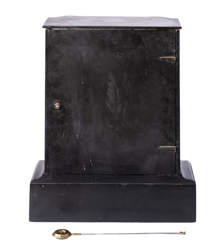 Lot A French black slate and green variegated...