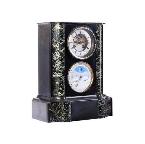 Lot A French black slate and green variegated...