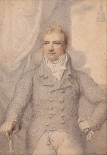 Lot 5 - Richard Cosway (British 1742-1821) Portrait of...