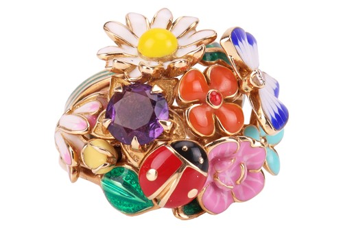 Lot 227 - Christian Dior - a 'Diorette' ring, designed...