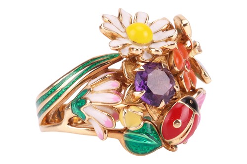 Lot 227 - Christian Dior - a 'Diorette' ring, designed...