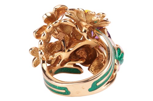 Lot 227 - Christian Dior - a 'Diorette' ring, designed...