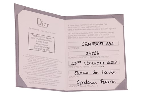 Lot 240 - Christian Dior - a 'Coquine' ring, large model,...