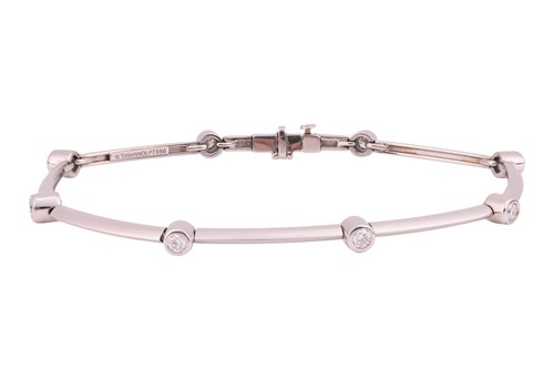 Lot 200 - Tiffany & Co. - a diamond-set bracelet,...