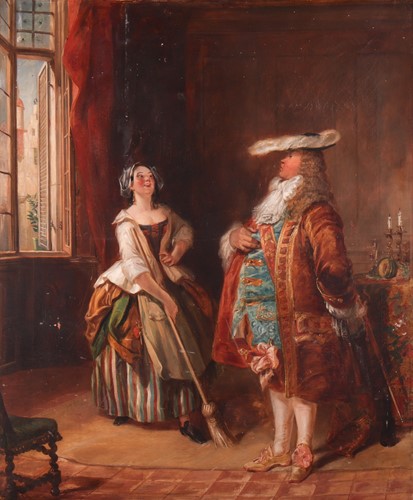 Lot Thomas Musgrave Joy (British 1812-1866) Scene...