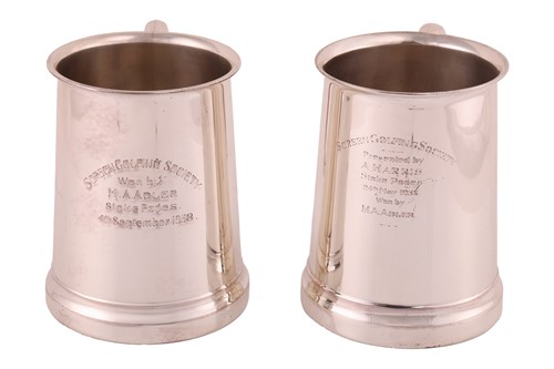 Lot 336 - Two 20th-century heavy silver presentation...