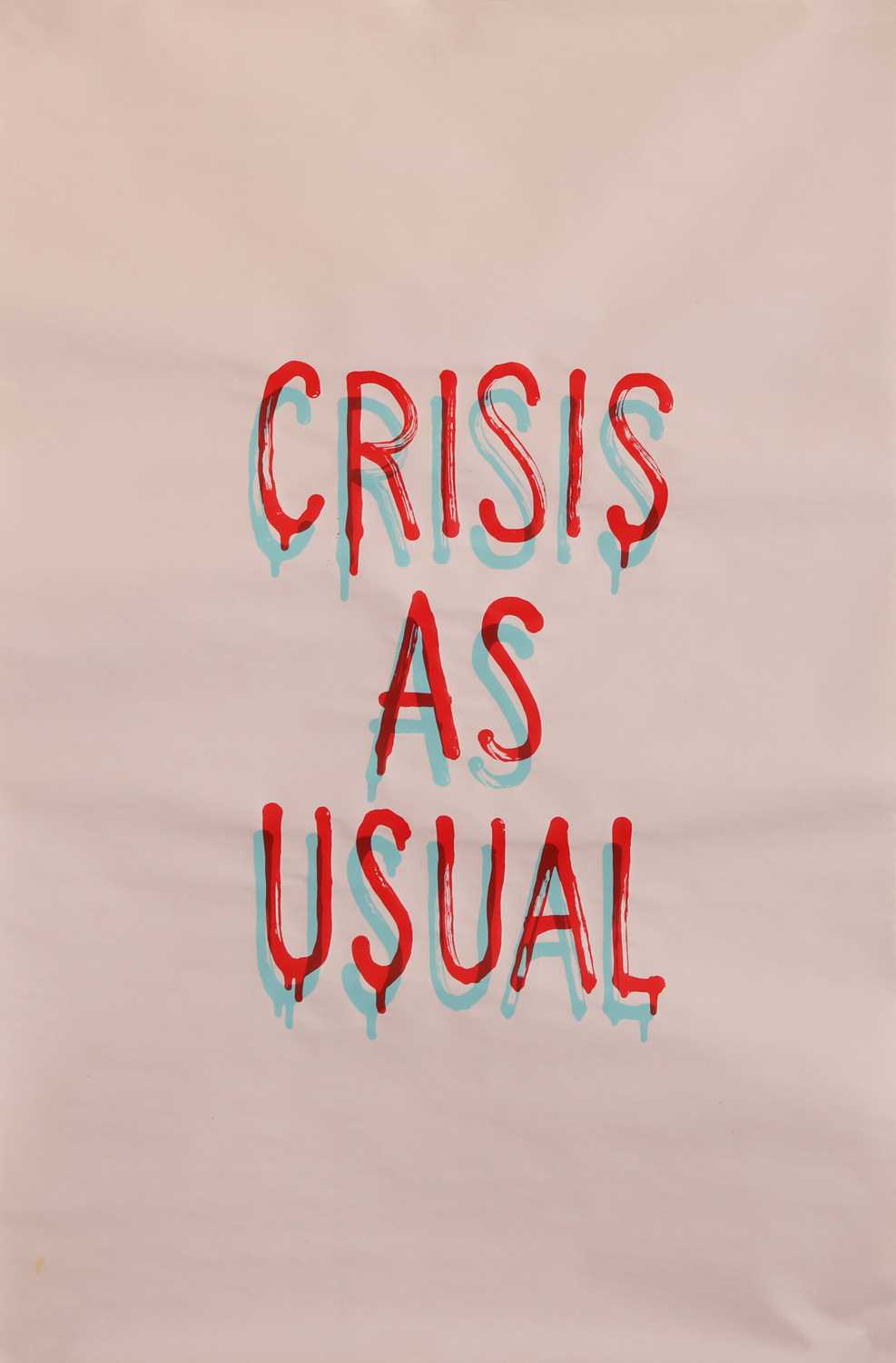 Lot 78 - Banksy (British b.1974) Crisis As Usual...