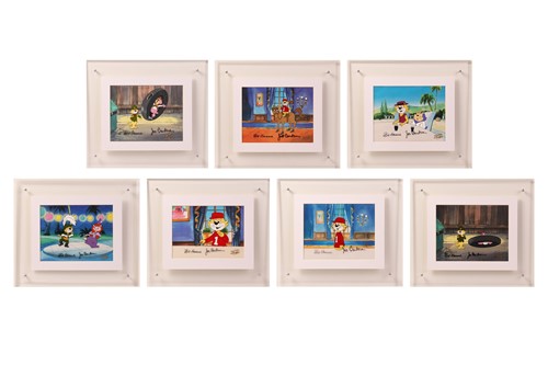 Lot Seven original hand-painted limited production...
