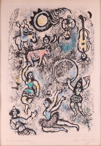 Lot 22 - Marc Chagall (Russian/French 1887-1985) Les...