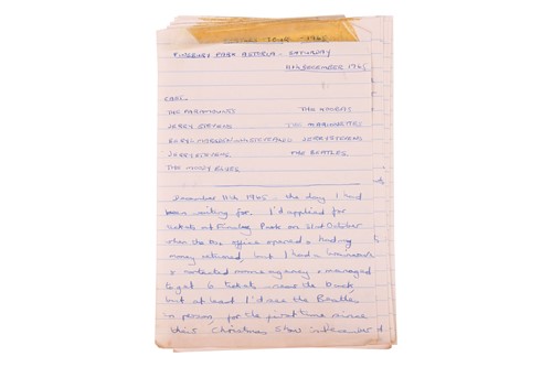 Lot 58 - The Beatles: three original ticket stubs for...