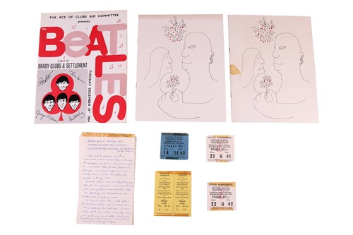 Lot The Beatles: four original ticket stubs for...