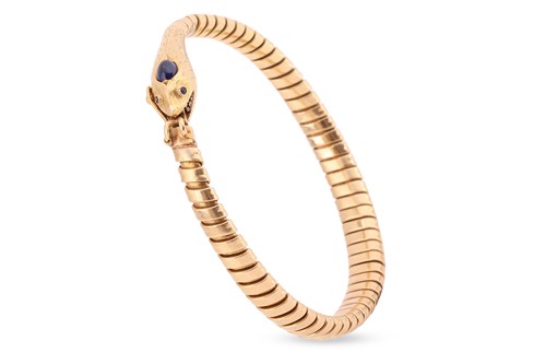 Lot 42 - A snake bracelet in the form of the Ouroboros,...