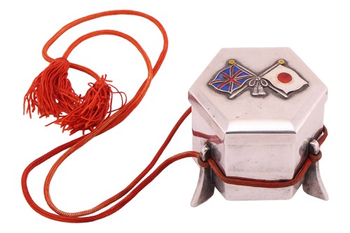 Lot 328 - An early 20th century Anglo-Japanese silver...
