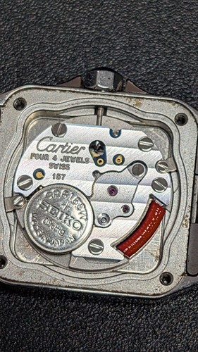 Lot 292 - Cartier Santos Demoiselle Wrist Watch...