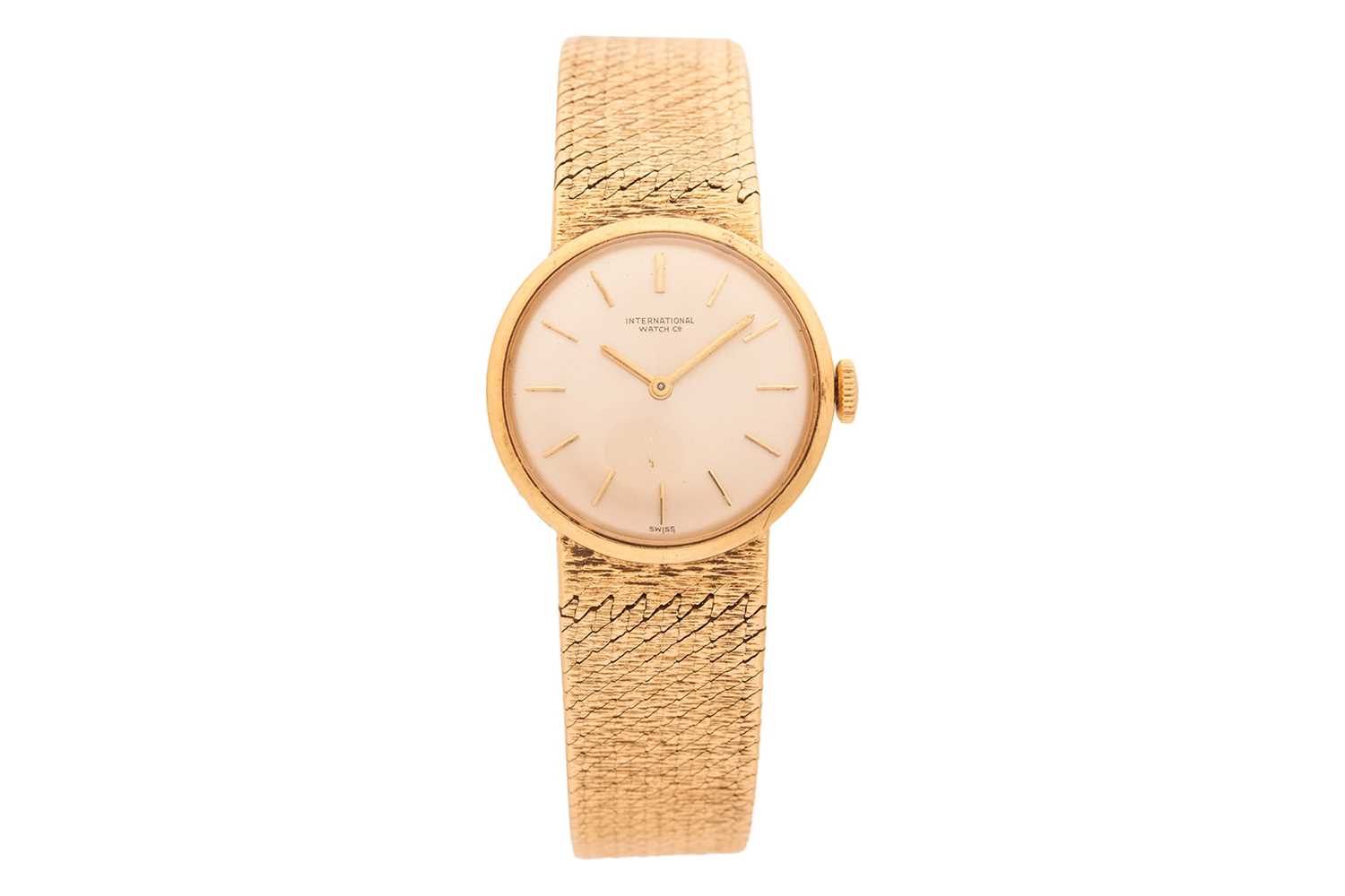 Lot 301 - IWC 18ct Gold Dress Watch Reference: 1768297...
