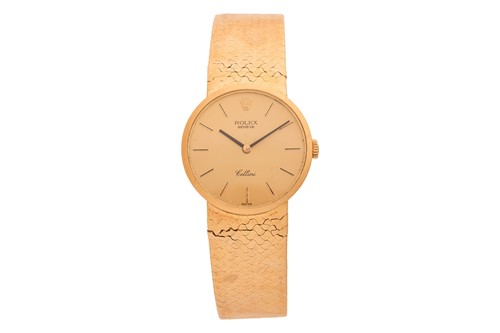 Lot 362 - Rolex 18ct Gold Cellini Wristwatch Reference:...