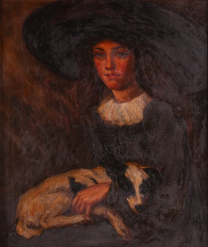 Lot 50 - British School (Late 19th century) Portrait of...