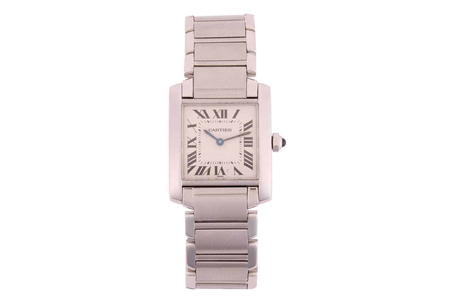 Lot Cartier Tank Franccaise Reference: 2301 Serial:...