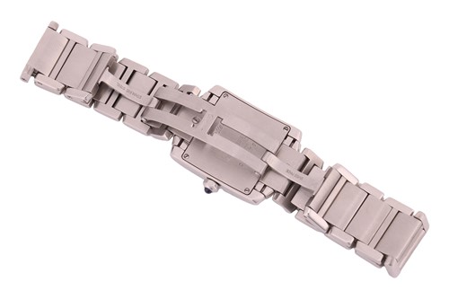 Lot Cartier Tank Franccaise Reference: 2301 Serial:...