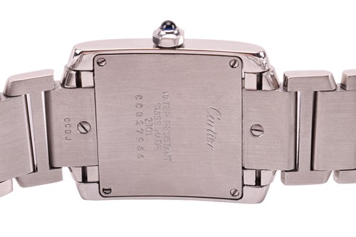 Lot Cartier Tank Franccaise Reference: 2301 Serial:...