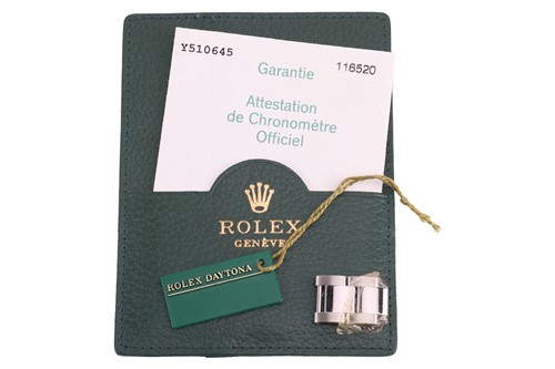 Lot 369 - Rolex Cosmograph Daytona Reference: 116520...