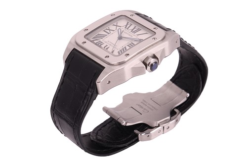 Lot Cartier Santos 100 Reference: 2878 Serial:...