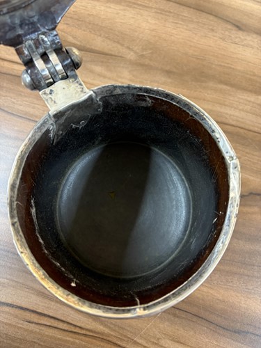 Lot 115 - A rare mid-17th-century engine-turned lignum...