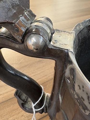 Lot 115 - A rare mid-17th-century engine-turned lignum...