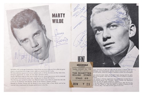 Lot 68 - The Rolling Stones: an original multi-signed...