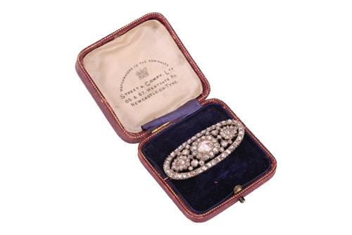 Lot A Dutch rose-cut diamond brooch, comprising...