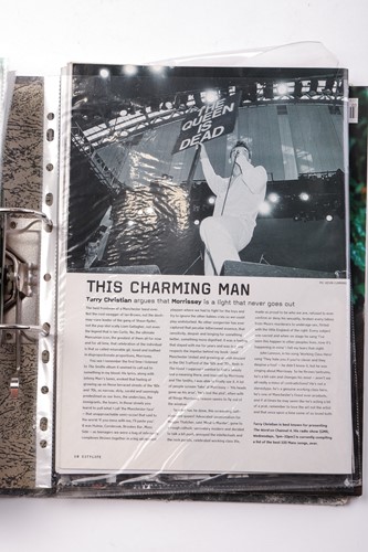 Lot 79 - Morrissey / The Smiths: A folder containing a...