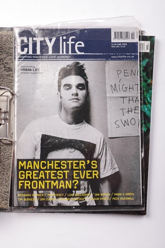 Lot 79 - Morrissey / The Smiths: A folder containing a...