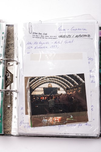Lot 79 - Morrissey / The Smiths: A folder containing a...