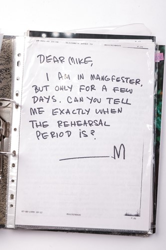 Lot 79 - Morrissey / The Smiths: A folder containing a...