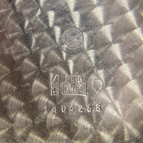 Lot 356 - IWC Schaffhausen ‘18K’ Wrist Watch Reference:...